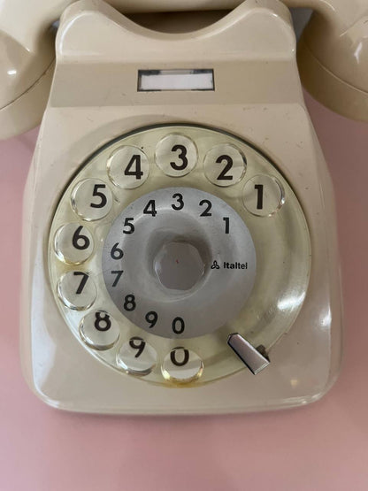 Telefono vintage Italtel - Beige