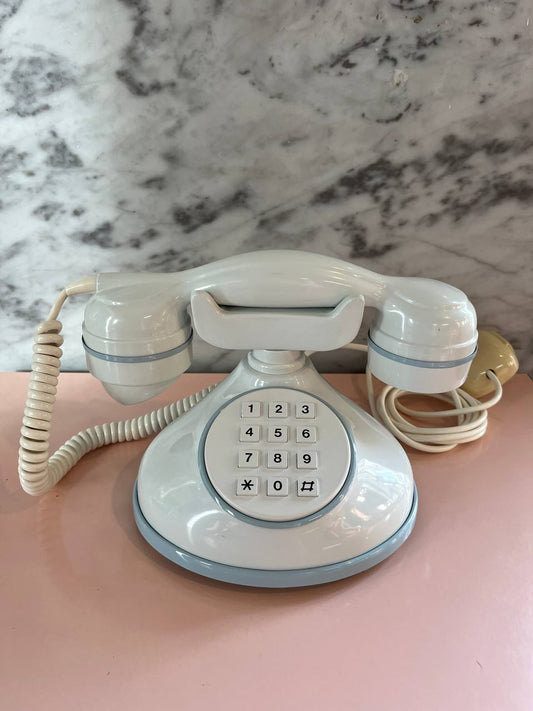 Telefono vintage - Celeste