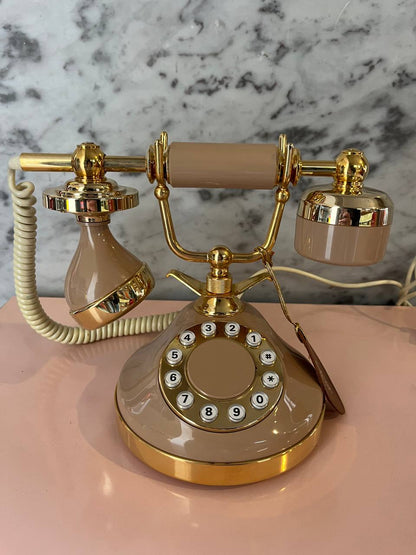Telefono vintage - Nocciola