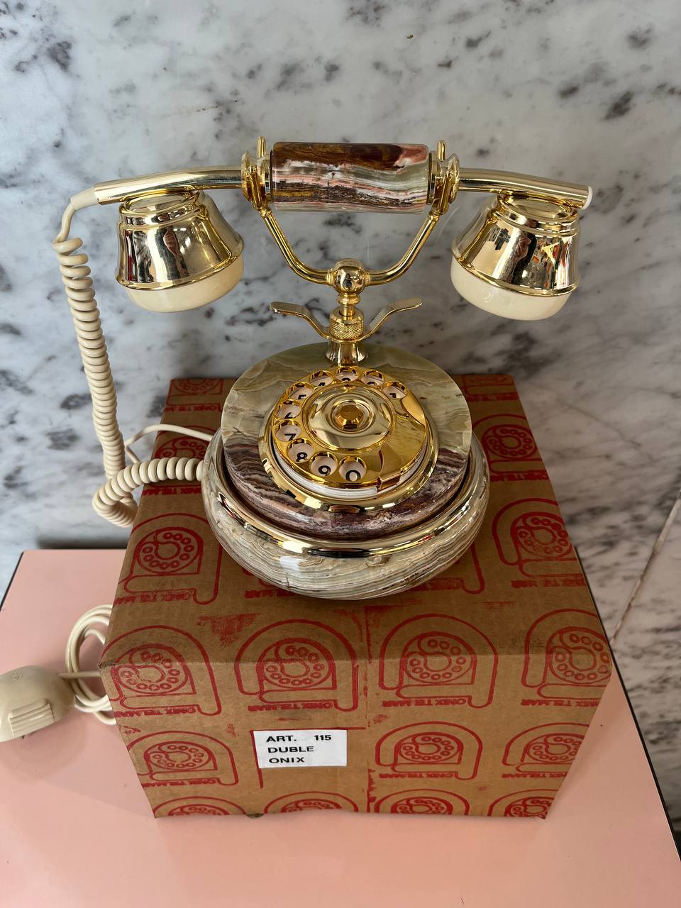 Telefono vintage - marrone