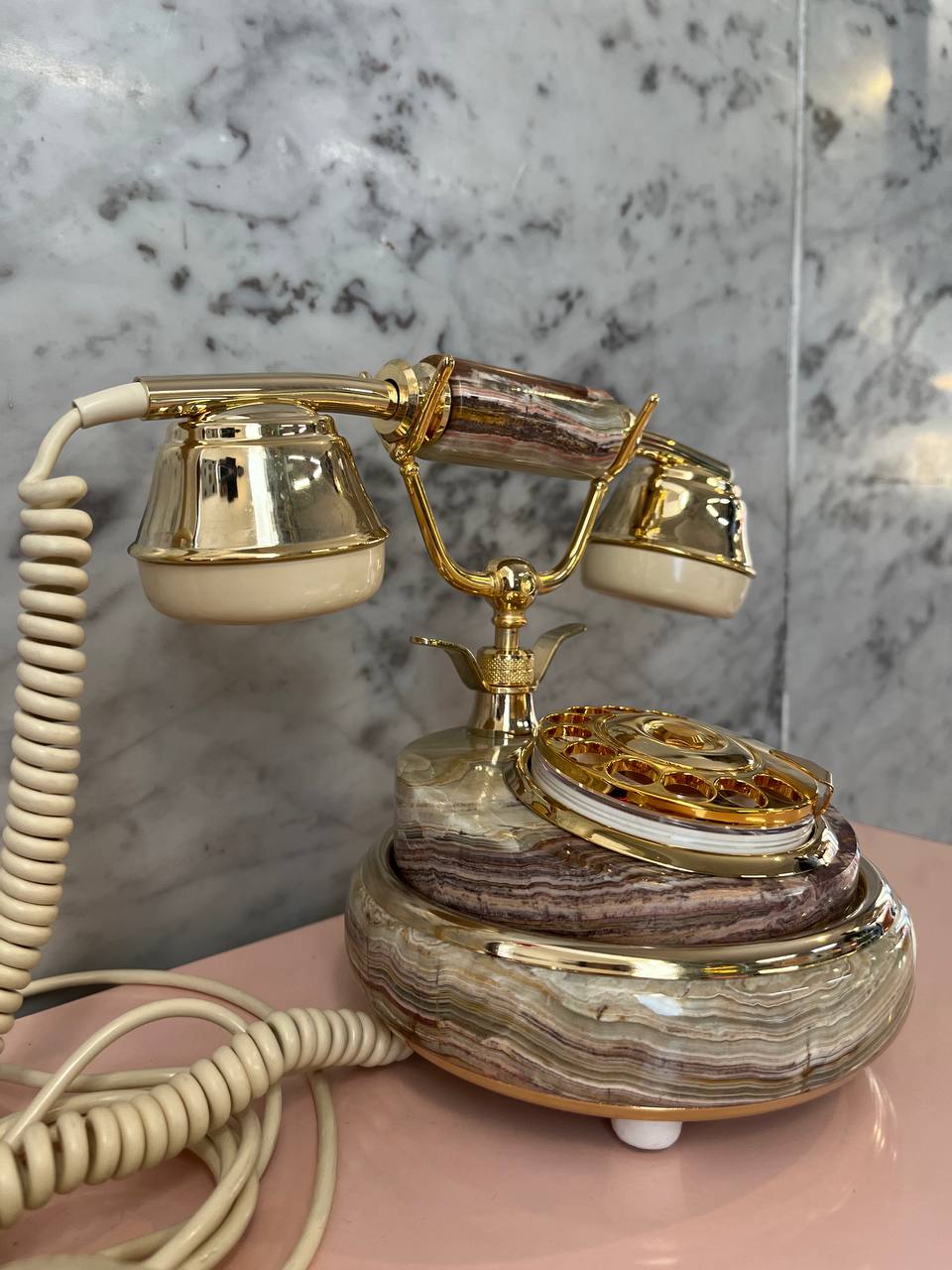 Telefono vintage - marrone